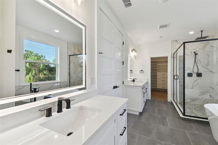 Furnished interior view inside a new home in , Tampa (Image 15).