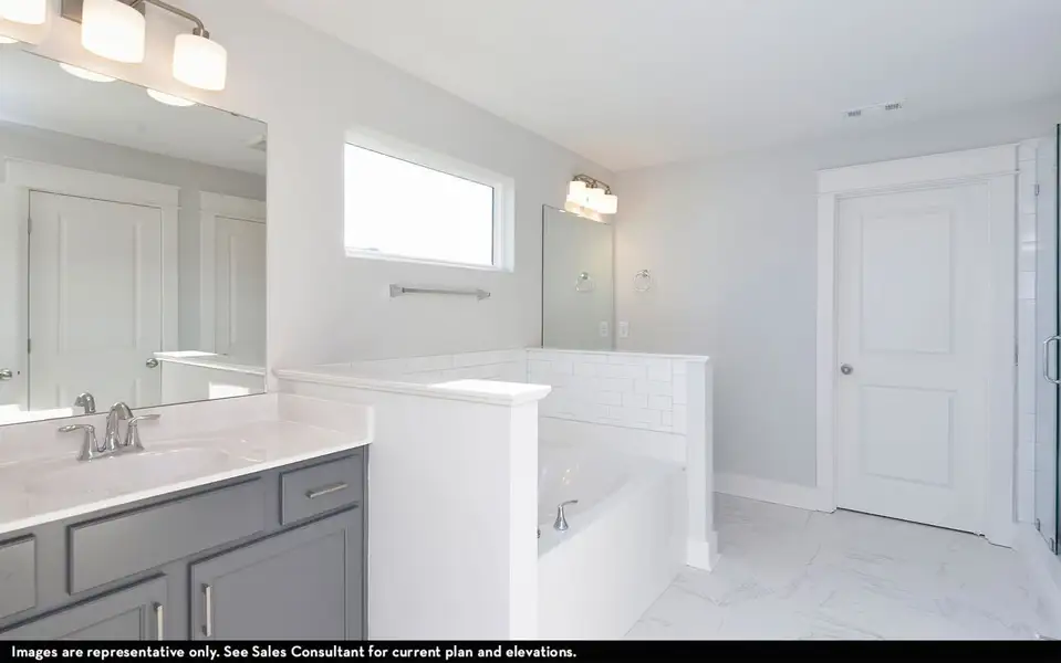 Furnished interior view inside a new home in McCain's Station, Gallatin (Image 8).