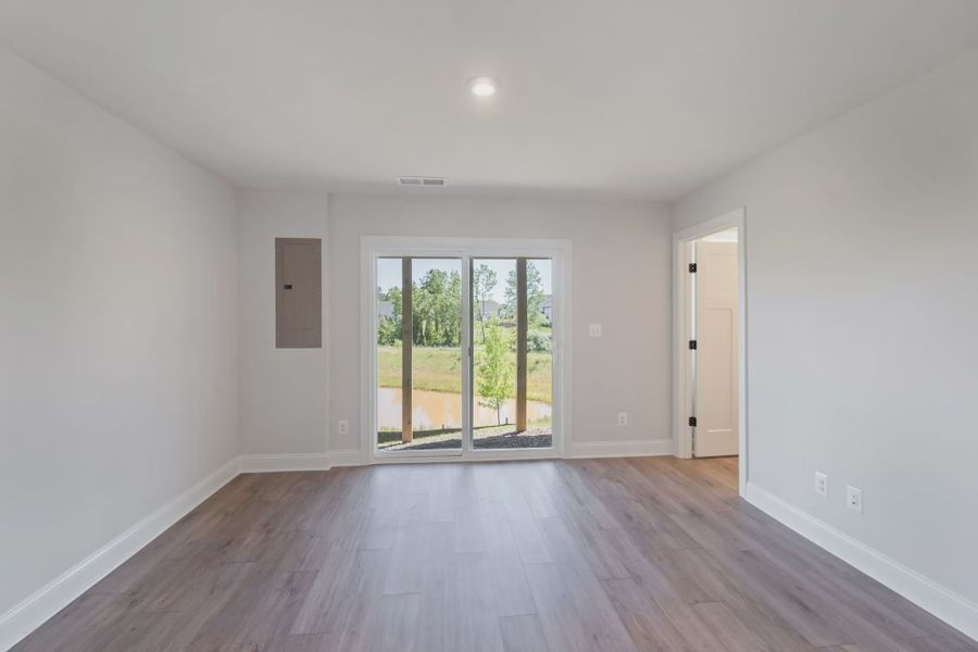 Representative unfurnished interior of a home built from the The Poplar by Greenwood Homes in Sherron Road Townes, Durham (Image 10). Representative unfurnished interior of a home built from the The Poplar by Greenwood Homes in Sherron Road Townes, Durham (Image 10).
