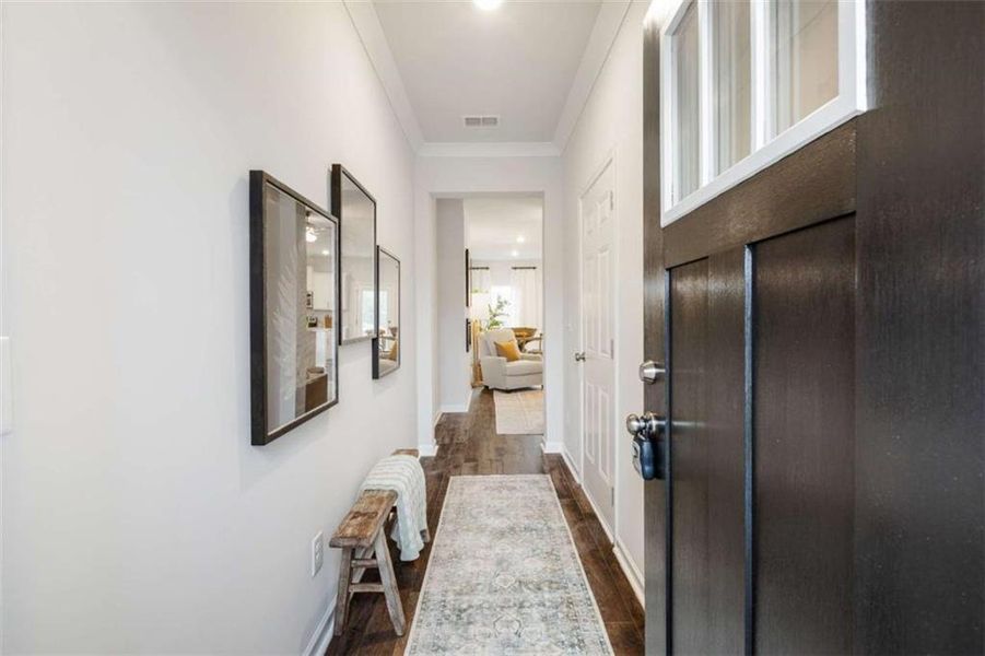 Furnished interior view inside a new home in , Conyers (Image 36).