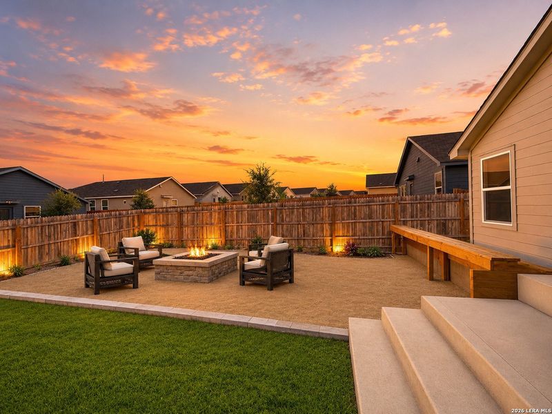 Exterior details and patio area of a home in Crescent Hills, San Antonio (Image 6). Exterior details and patio area of a home in Crescent Hills, San Antonio (Image 6).