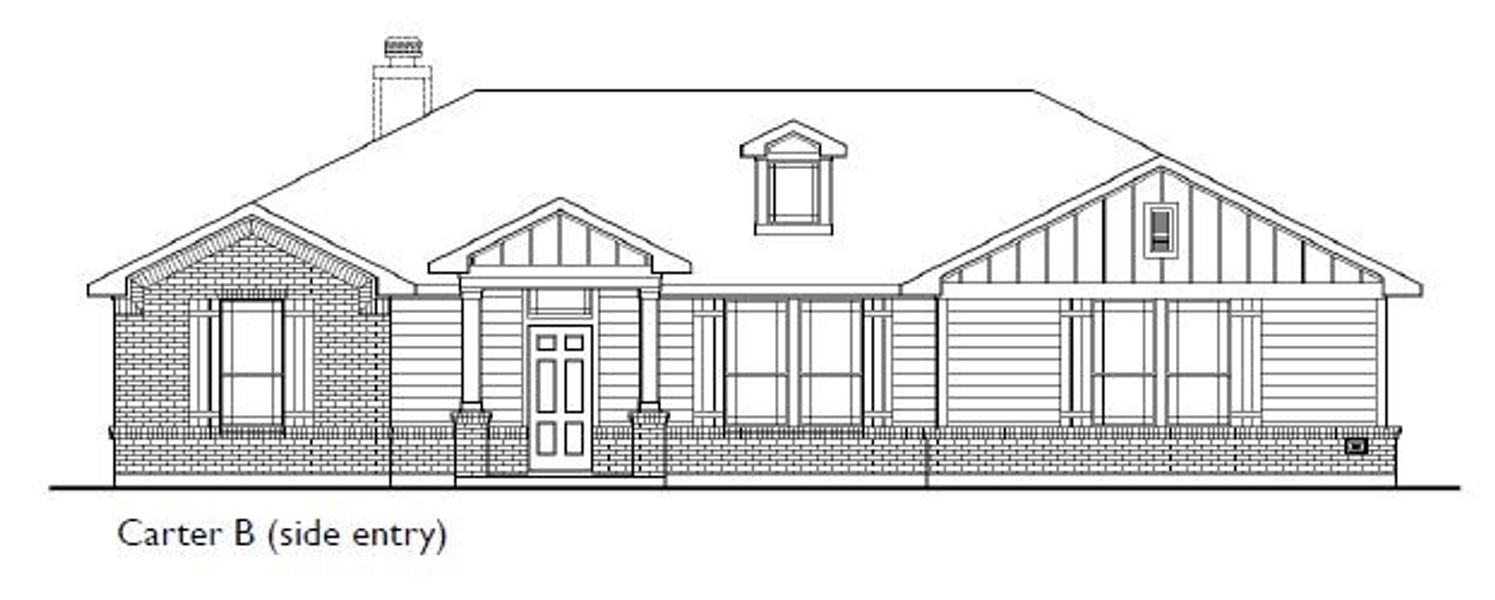 Carter B - Side Entry Elevation