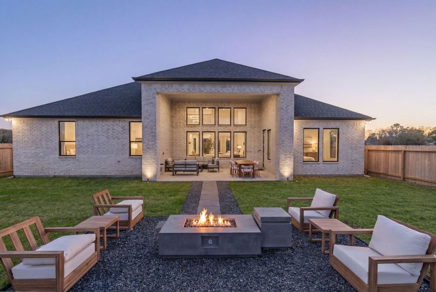 Exterior details and patio area of a home in , Friendswood (Image 3). Exterior details and patio area of a home in , Friendswood (Image 3).