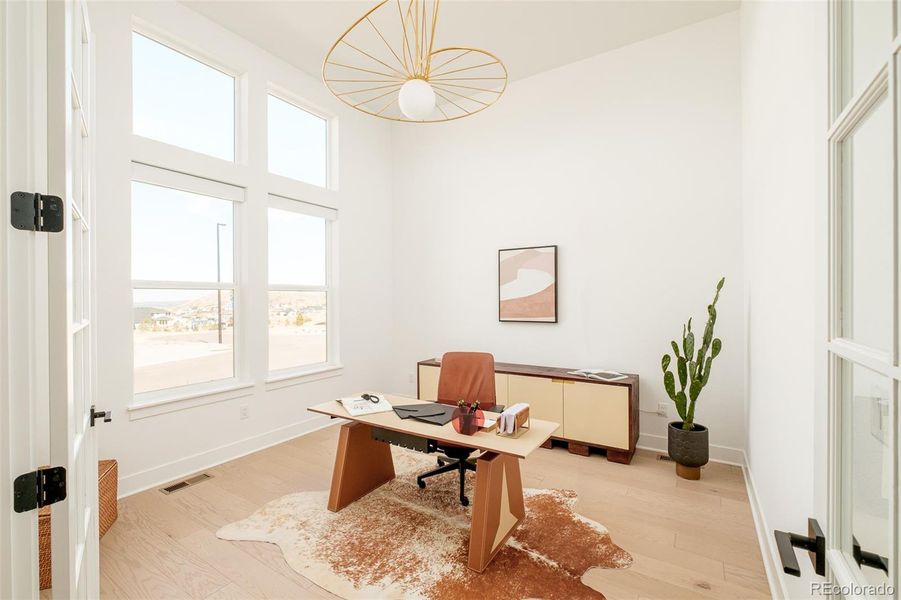 Furnished interior view inside a new home in , Castle Rock (Image 10). Furnished interior view inside a new home in , Castle Rock (Image 10).
