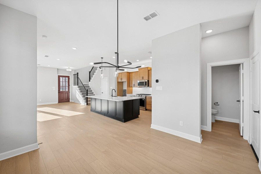 Spacious, unfurnished interior of a new home in Pomona 40' Homesites, Manvel (Image 15). Spacious, unfurnished interior of a new home in Pomona 40' Homesites, Manvel (Image 15).