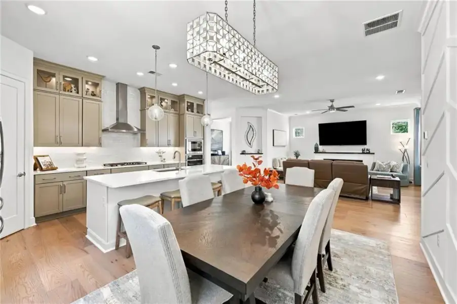 Furnished interior view inside a new home in The Retreat at Sterling on the Lake 48', Flowery Branch (Image 35).