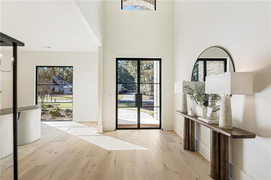 Furnished interior view inside a new home in , Alpharetta (Image 65).