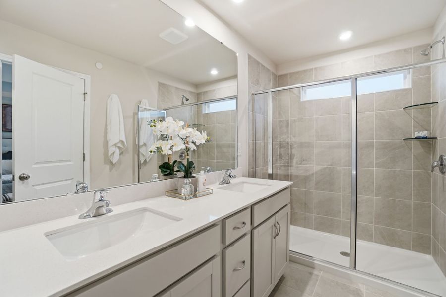 Furnished interior view inside a new home in Hedgecliff Townes, Kannapolis (Image 13).