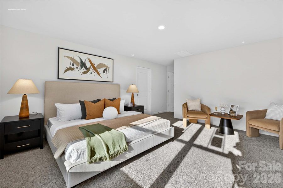 Furnished interior view inside a new home in Brinkley Ridge, Kings Mountain (Image 10).