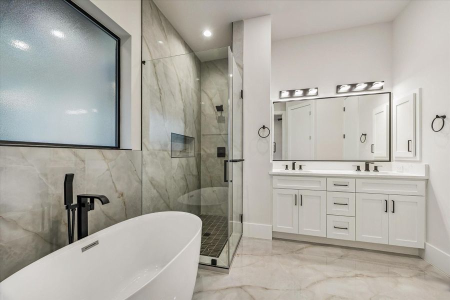 Furnished interior view inside a new home in , Sugar Land (Image 7).