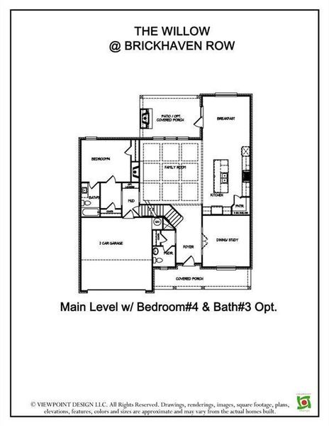 2D floor plan layout of this home in , Buford, GA (Image 9).