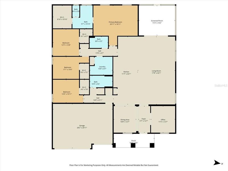 2D floor plan layout of this home in , Homosassa, FL (Image 5).