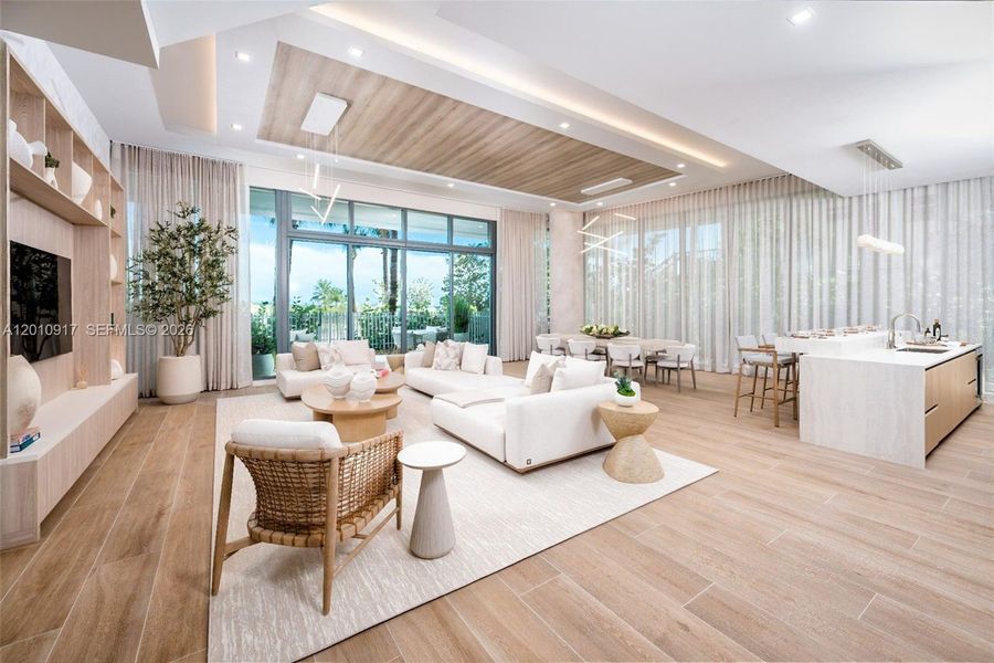 Furnished interior view inside a new home in Casamar, Pompano Beach (Image 10).