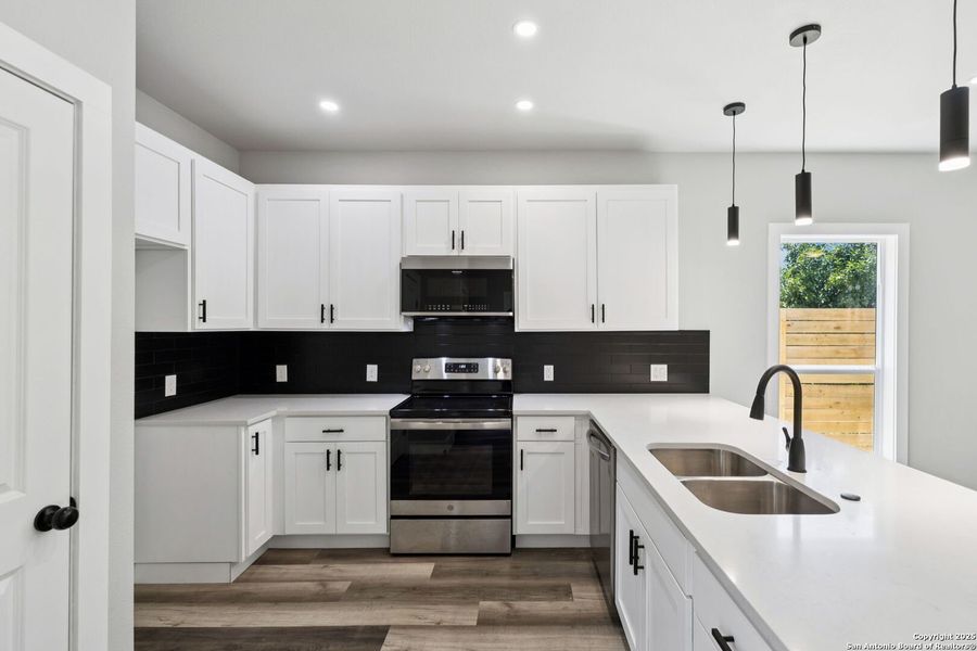 Furnished interior view inside a new home in , San Antonio (Image 6). Furnished interior view inside a new home in , San Antonio (Image 6).
