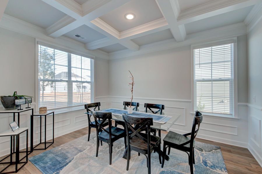 Furnished interior view inside a new home in Six Oaks, Summerville (Image 10). Furnished interior view inside a new home in Six Oaks, Summerville (Image 10).
