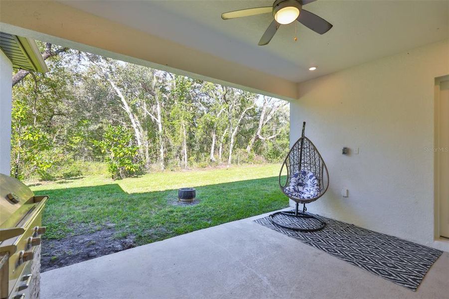 Exterior details and patio area of a home in Bella Terra, Hudson (Image 4).