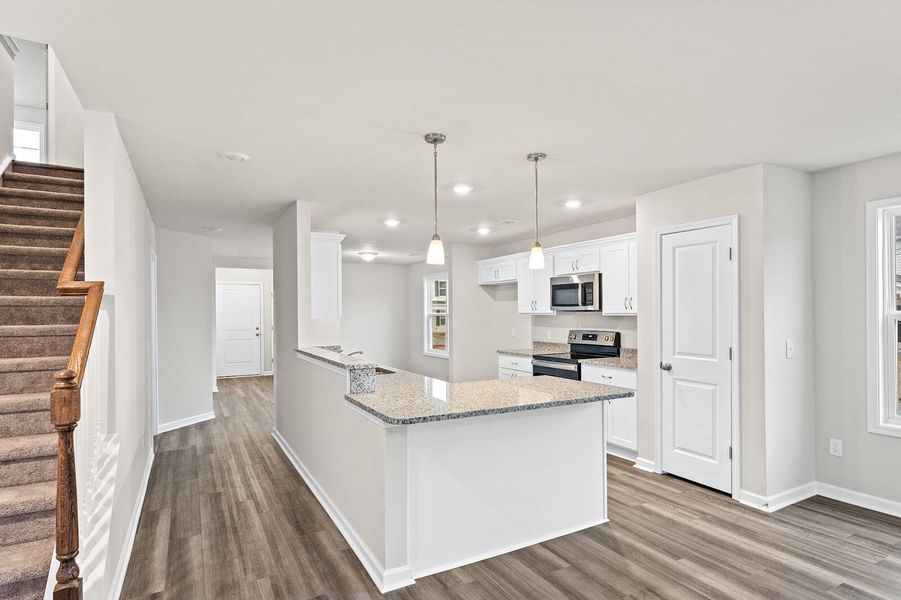 Furnished interior view inside a new home in , Summerville (Image 7).
