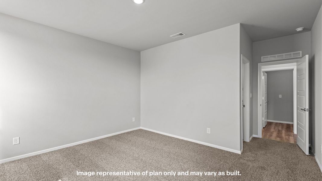 Spacious, unfurnished interior of a new home in Mustang Ridge, Andrews (Image 15).