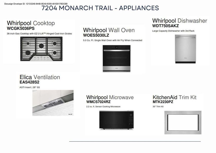 Sample of building materials used in homes in Aster Park, McKinney (Image 32).