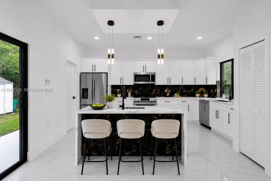 Furnished interior view inside a new home in , Lehigh Acres (Image 10).