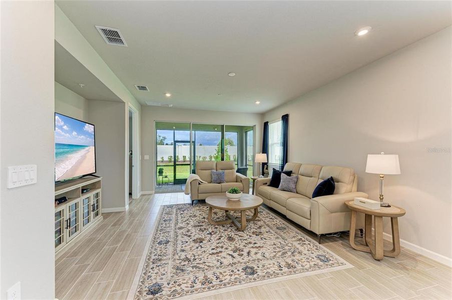 Furnished interior view inside a new home in Wellen Park, Venice (Image 18).