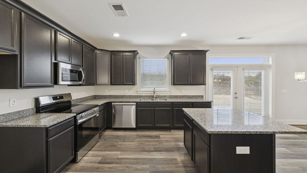 Furnished interior view inside a new home in Edgewood Estates, Piedmont (Image 5). Furnished interior view inside a new home in Edgewood Estates, Piedmont (Image 5).