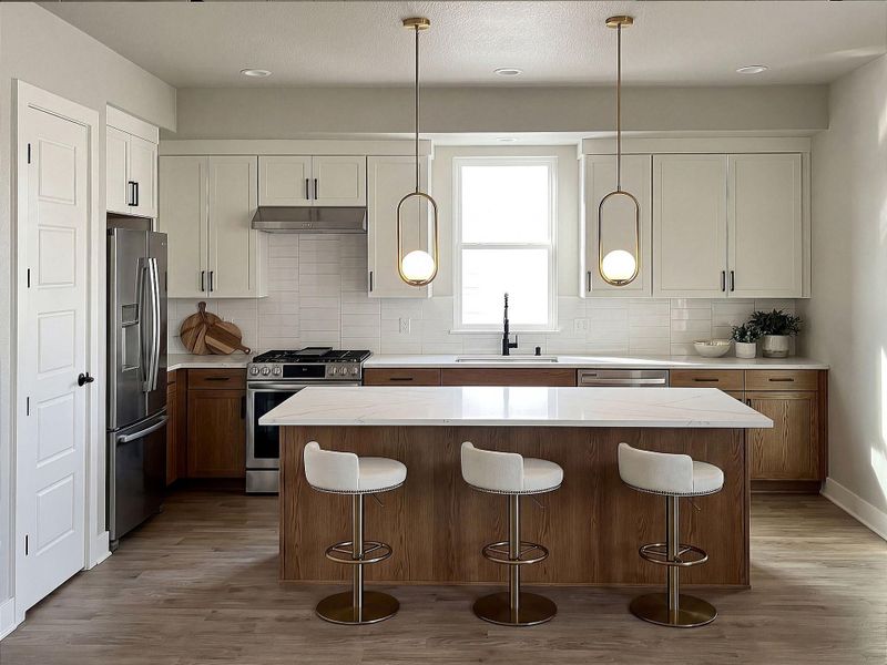 Rendering of finish package in the home.