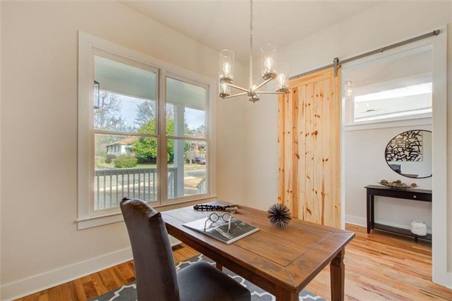Furnished interior view inside a new home in , Atlanta (Image 26).