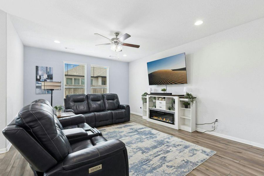 Furnished interior view inside a new home in , Kyle (Image 13). Furnished interior view inside a new home in , Kyle (Image 13).