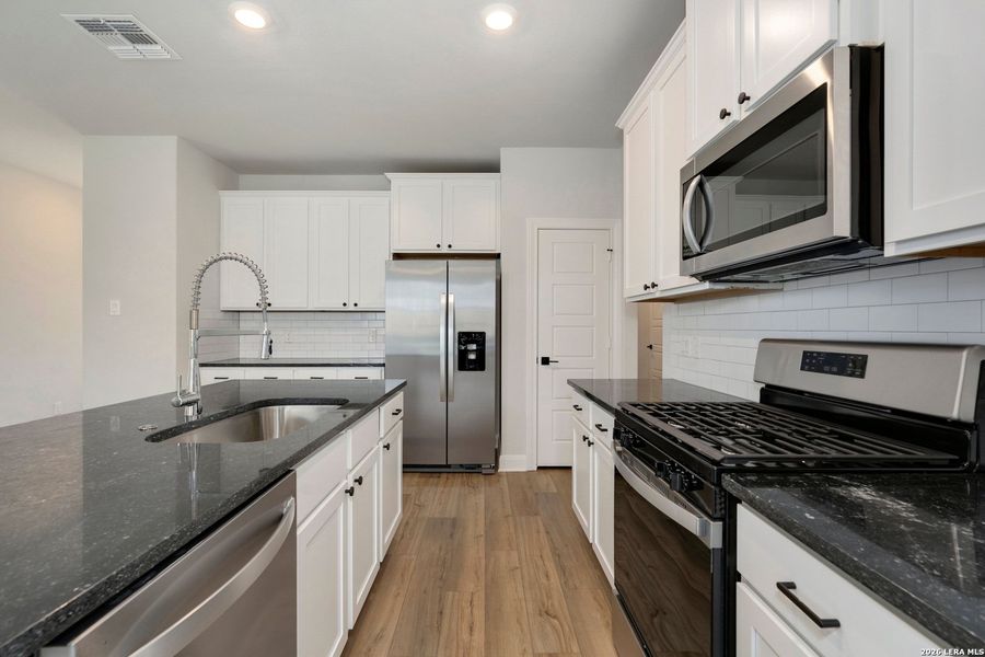 Furnished interior view inside a new home in Hightop Ridge, Converse (Image 6). Furnished interior view inside a new home in Hightop Ridge, Converse (Image 6).