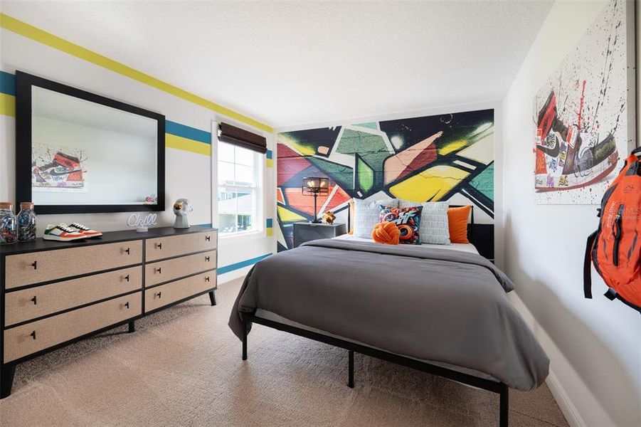 virtually staged/model home