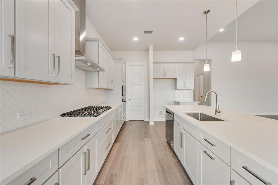 Furnished interior view inside a new home in Villages of Creekwood, Frisco (Image 14).