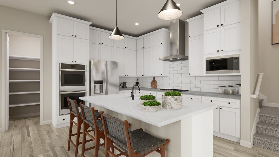 Representative furnished interior of a home built from the Sierra Plan 3509 by Tri Pointe Homes in Soleo, San Tan Valley (Image 3).