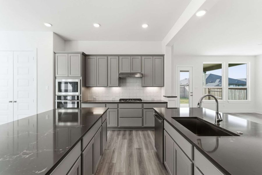 Furnished interior view inside a new home in Buffalo Crossing, Cibolo (Image 12).