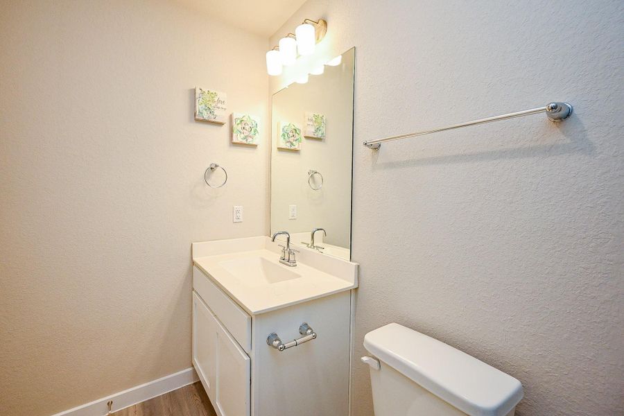 Furnished interior view inside a new home in Mustang Crossing, Alvin (Image 17).