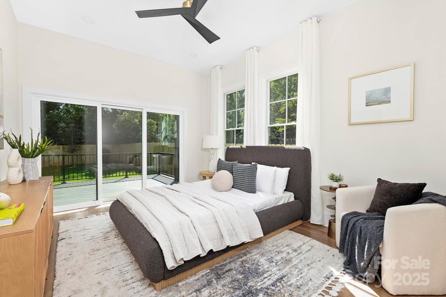 Furnished interior view inside a new home in , Charlotte (Image 15).