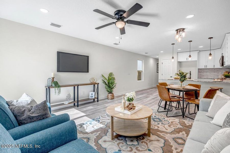 Furnished interior view inside a new home in , Jacksonville (Image 15).