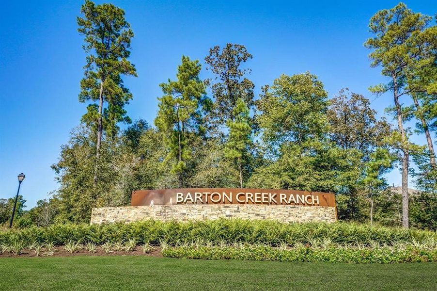 Nestled in Conroe, TX, just 40 miles north of Houston, Barton Creek Ranch is an outdoor-lover’s dream.’Nestled in Conroe, TX, just 40 miles north of Houston, Barton Creek Ranch is an outdoor-lover’s dream.