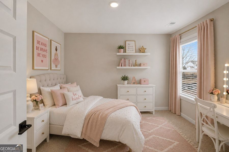 Furnished interior view inside a new home in The Fairways at Mirror Lake, Villa Rica (Image 33).