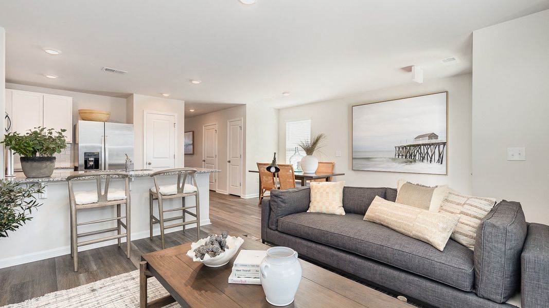 Furnished interior view inside a new home in The Cove at Glenns Bay, Surfside Beach (Image 8).
