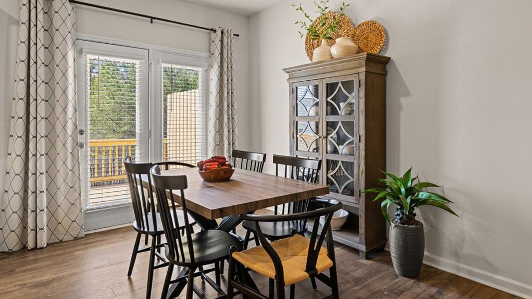 Furnished interior view inside a new home in Hughes Court, Dawsonville (Image 24).