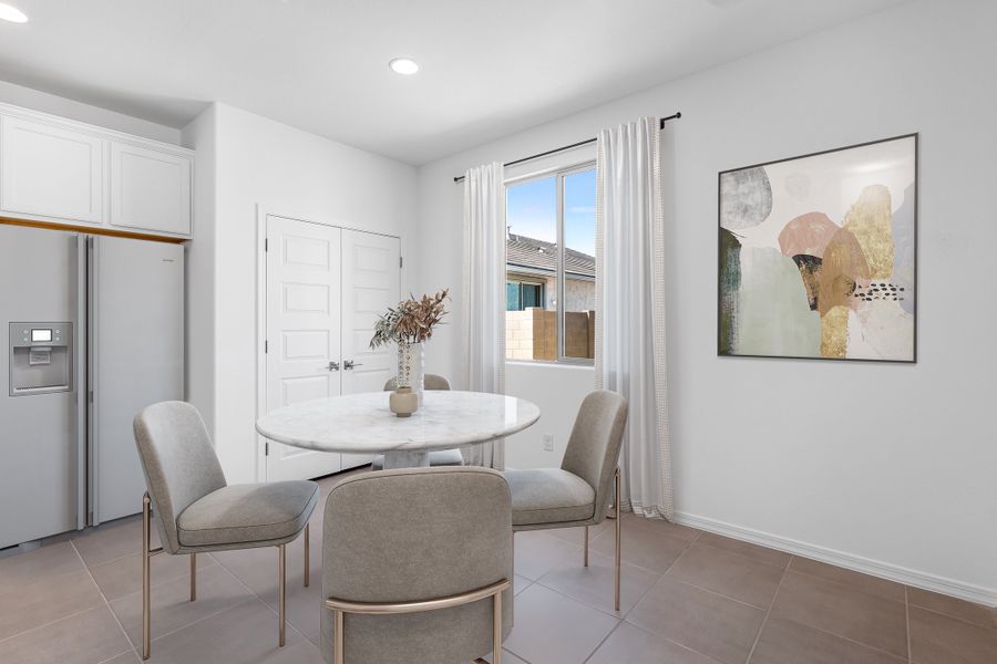 Furnished interior view inside a new home in Avila at Rancho Mercado, Surprise (Image 5). Furnished interior view inside a new home in Avila at Rancho Mercado, Surprise (Image 5).