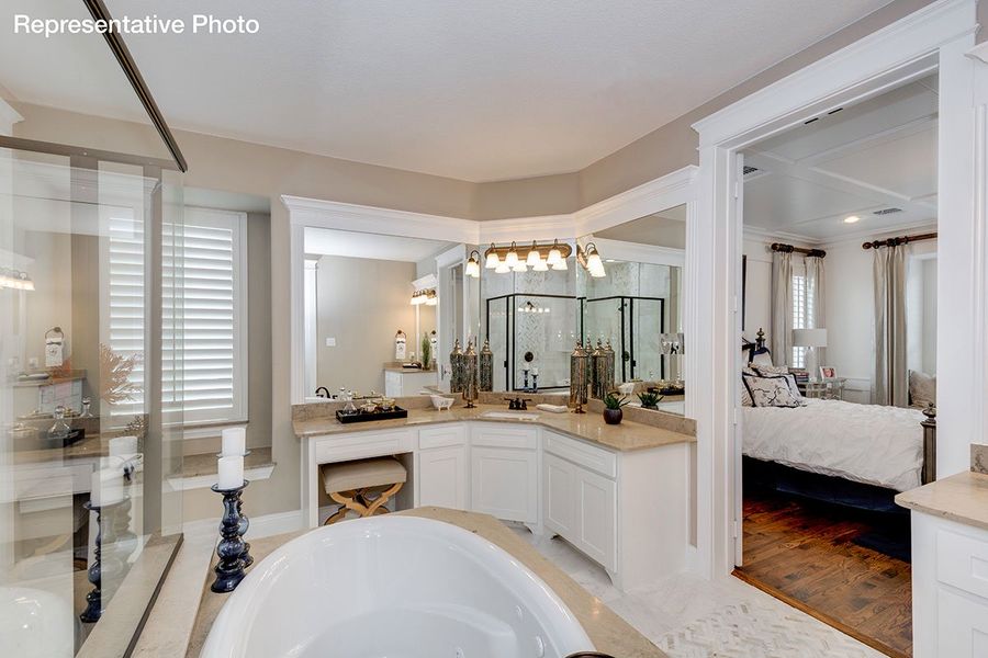 Representative furnished interior of a home built from the Downton Abbey by Grand Homes in Grand Oaks, Celina (Image 23).