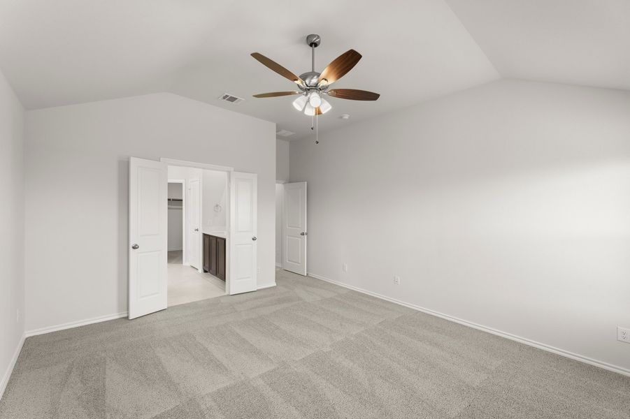 Front exterior of a new home in Northspur, Terrell, TX, highlighting curb appeal (Image 12).