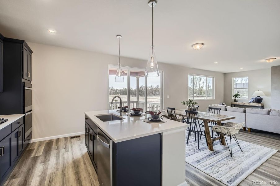 Furnished interior view inside a new home in Wolf Creek Run, Strasburg (Image 14).