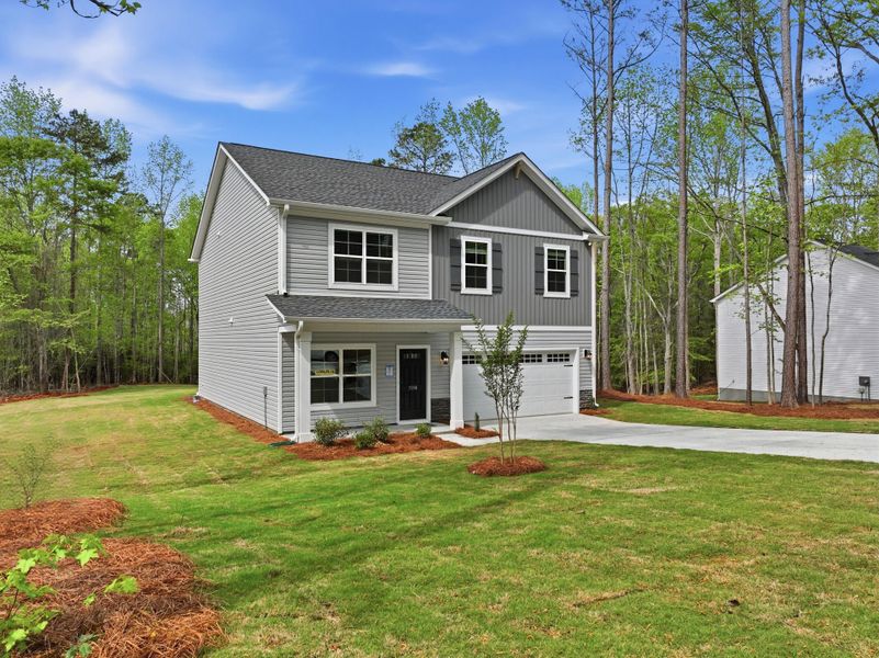 Representative exterior photo of a completed home built from the Loblolly Select N by McGuinn Homes in Broadway Lake, Anderson, SC (Image 20).