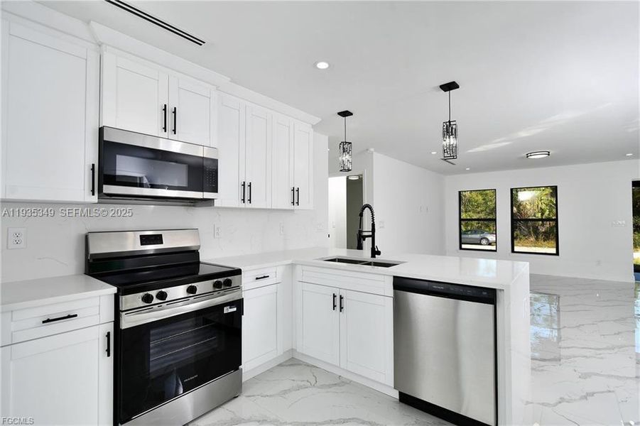 Furnished interior view inside a new home in , Lehigh Acres (Image 7).