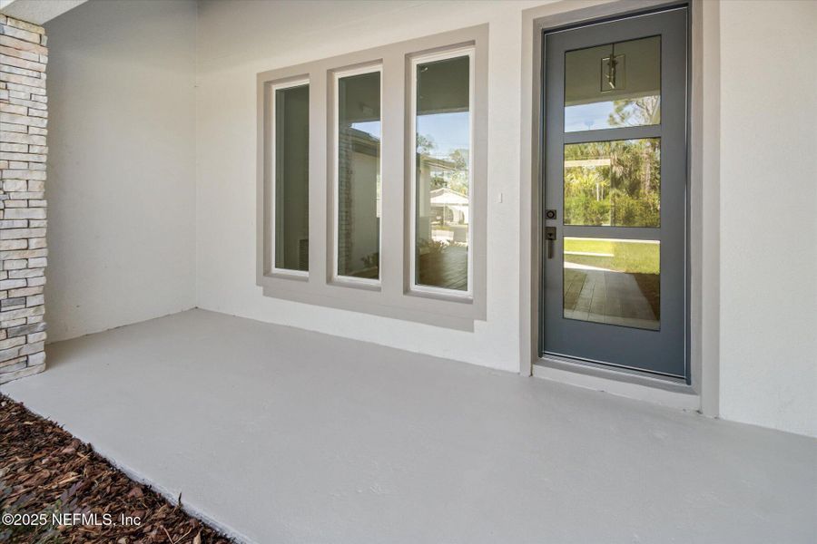 Exterior details and patio area of a home in , Palm Coast (Image 3). Exterior details and patio area of a home in , Palm Coast (Image 3).