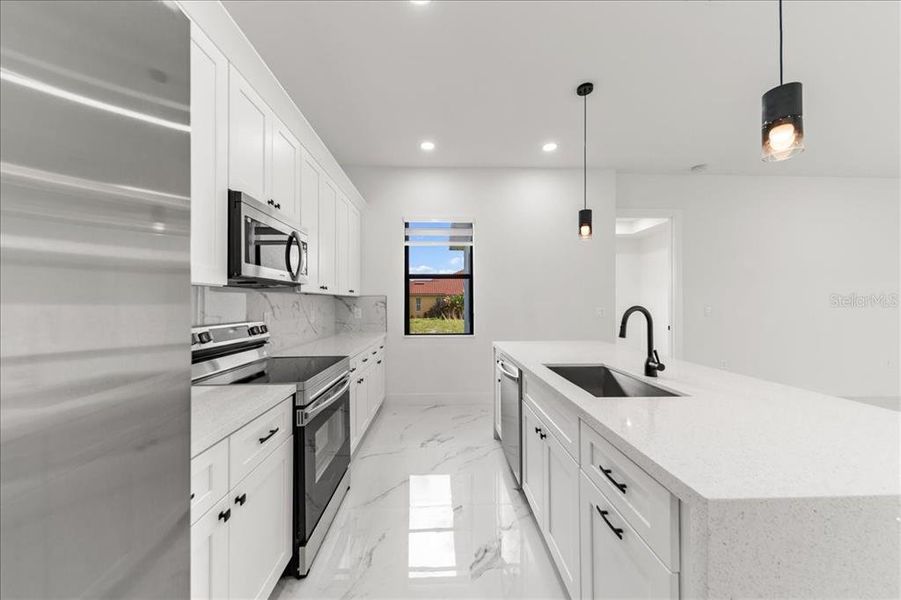 Furnished interior view inside a new home in , Cape Coral (Image 10).