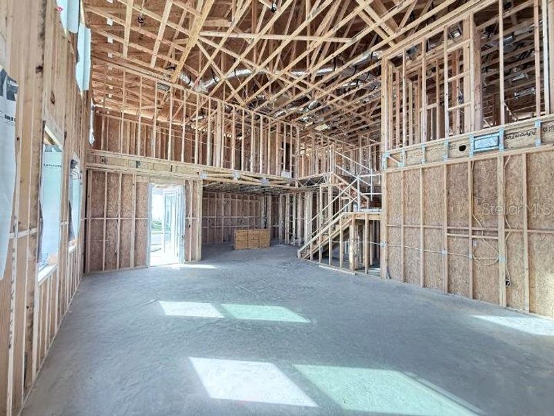 In-progress construction of a new home in Trailside, Mount Dora, FL (Image 7).